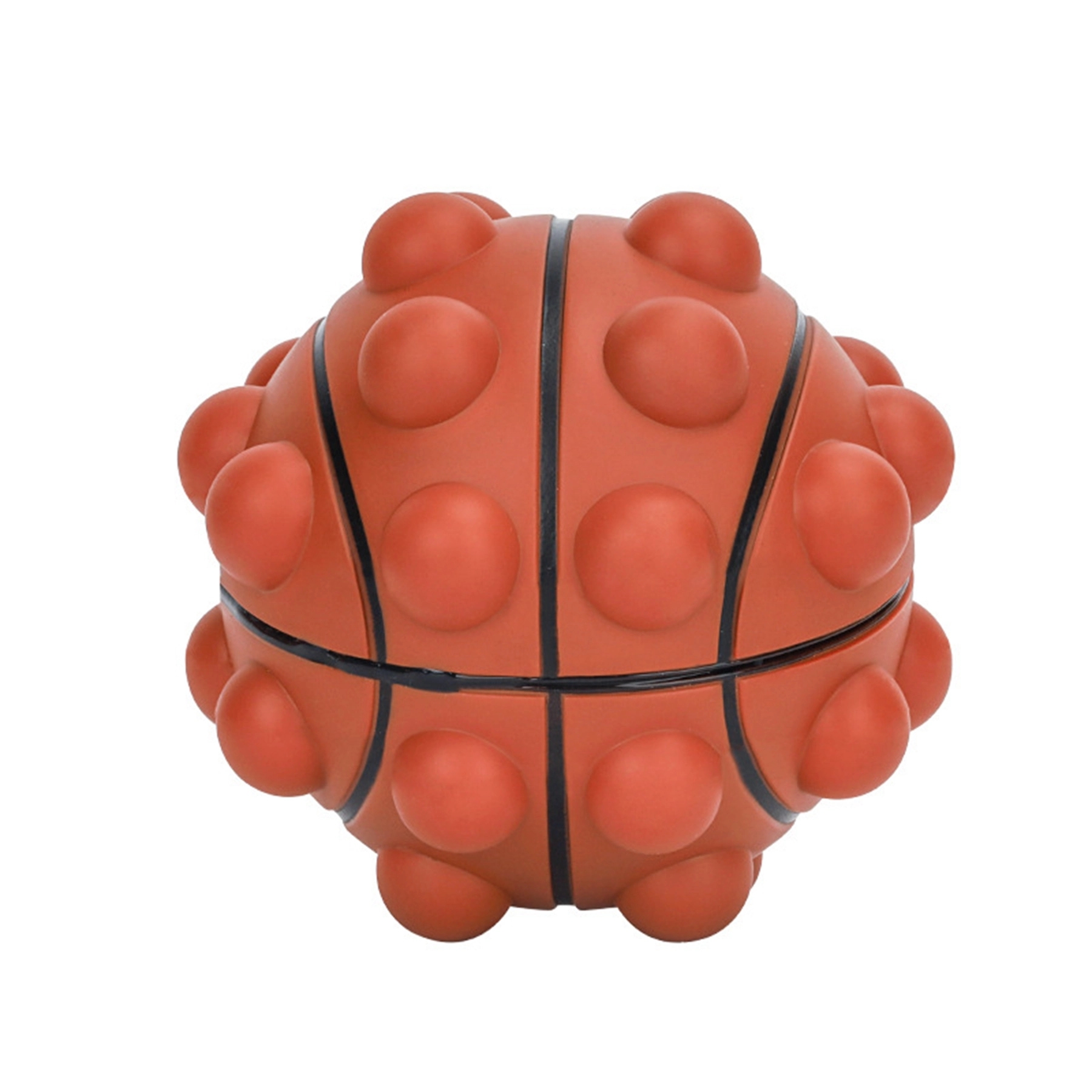 Basketball Shaped Push Pop Bubble Anti Stress Ball 12
