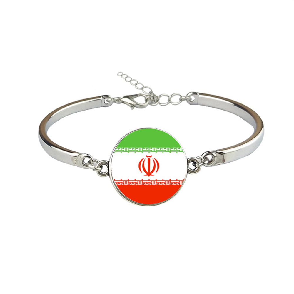 Qatar World Cup National Flag Gemstone Bracelet 5