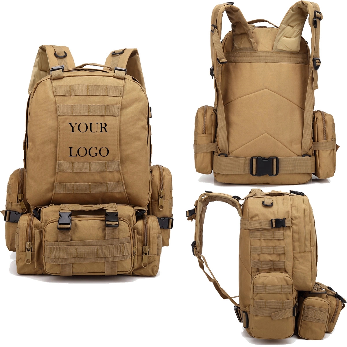 Tactical Backpack Molle Detachable Rucksack 3