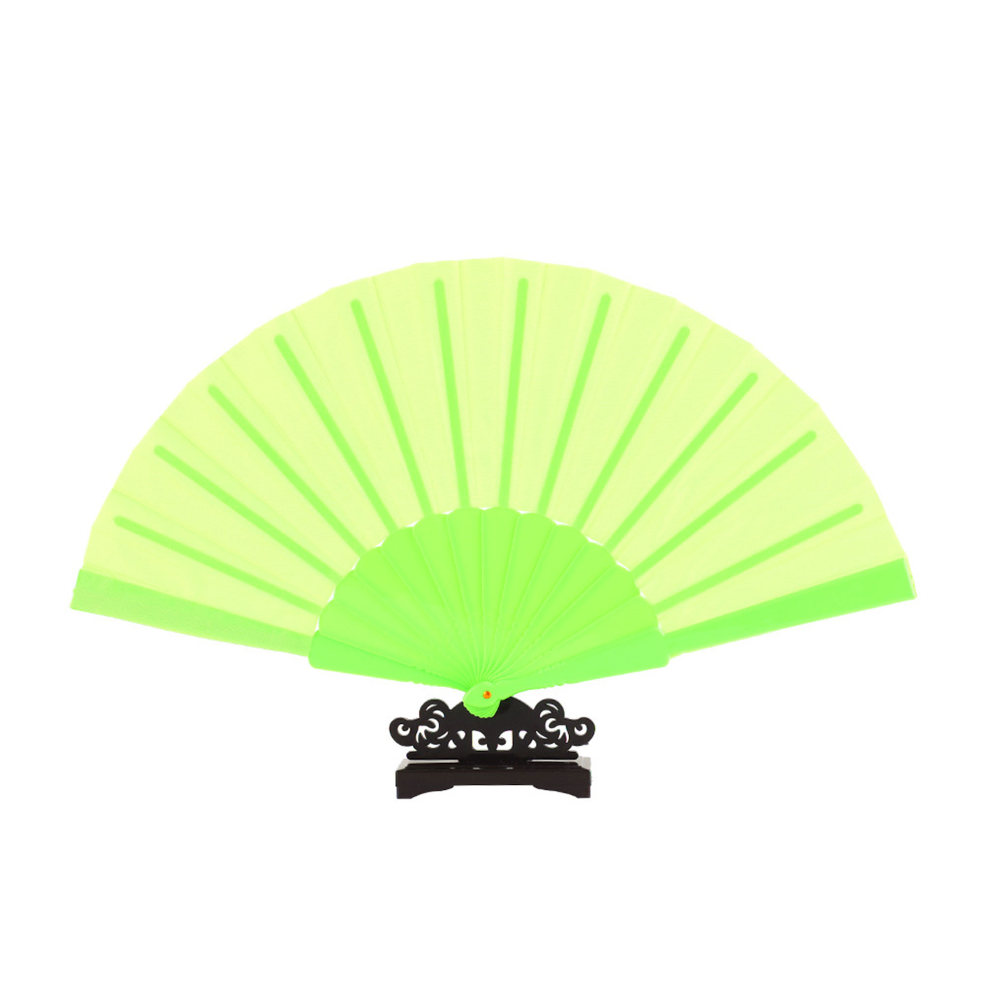 Plastic Hand Held Folding Fan 12