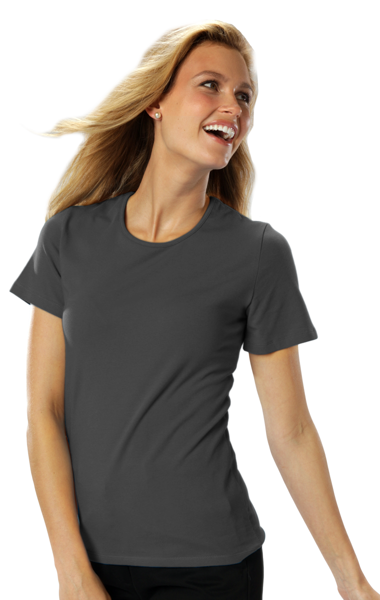 Ladies' S/S Jewelneck Tee 12