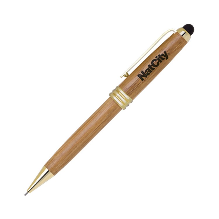 Eco VII Stylus Tool with Bamboo Ballpoint Pen and Pencil Set 2