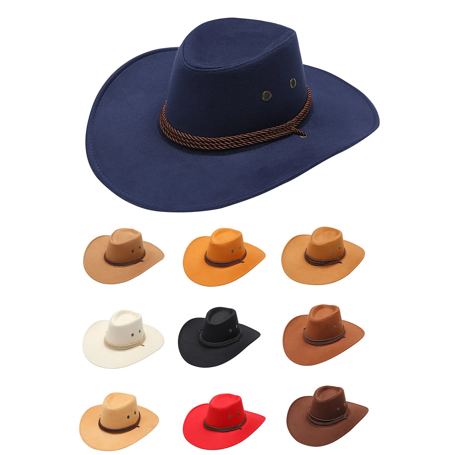 Cowboy Hat With Large Brim 5