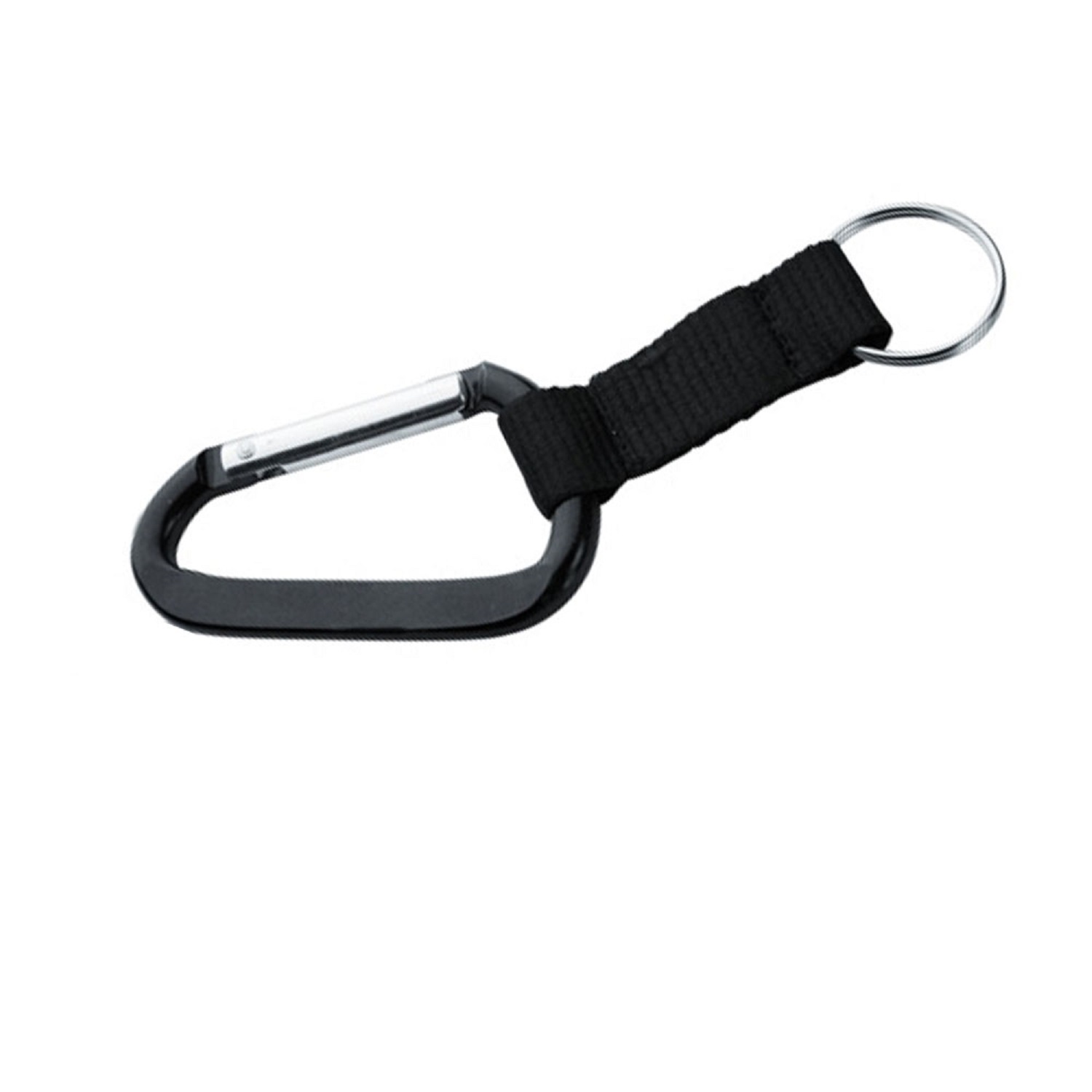 Metal Carabiner with Strap Keychain 2