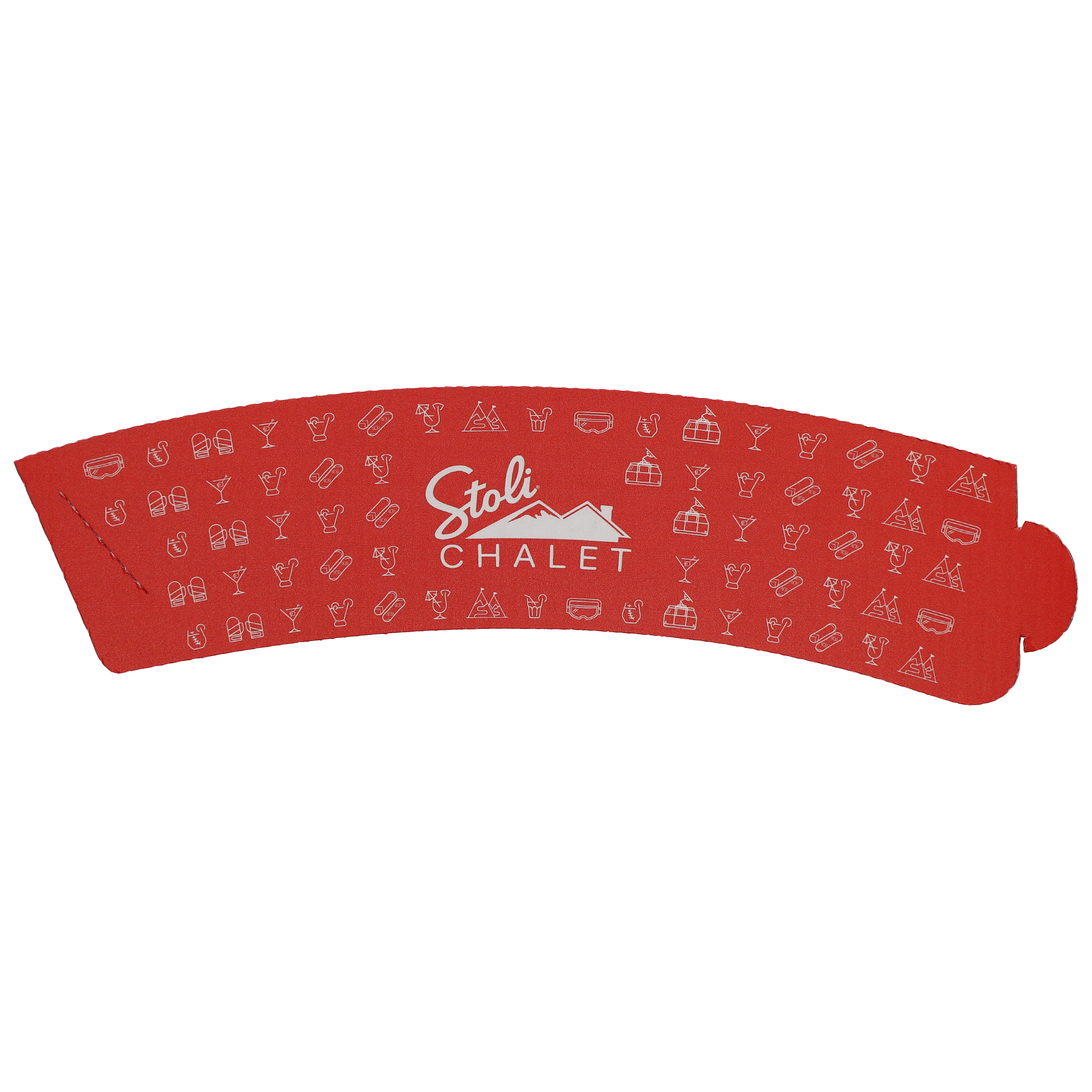 12/16 oz Corrugated Beverage Sleeve - White 4