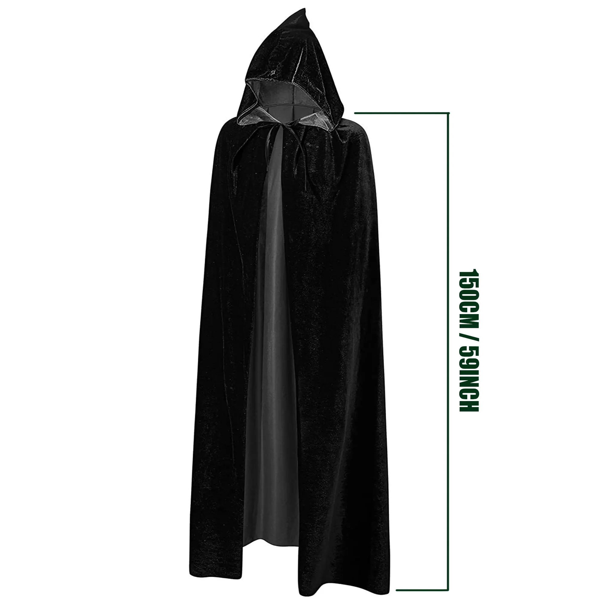 Halloween Velvet Hood Cape 5
