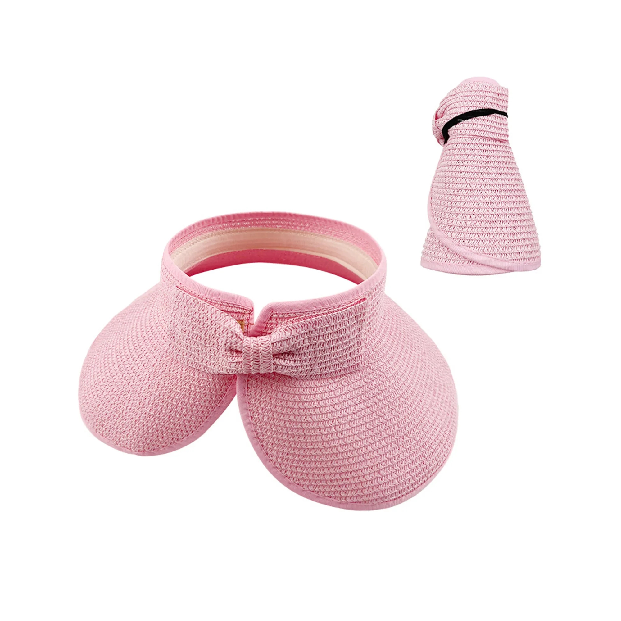 Foldable Beach Sun Straw Hat Outdoor Caps 6