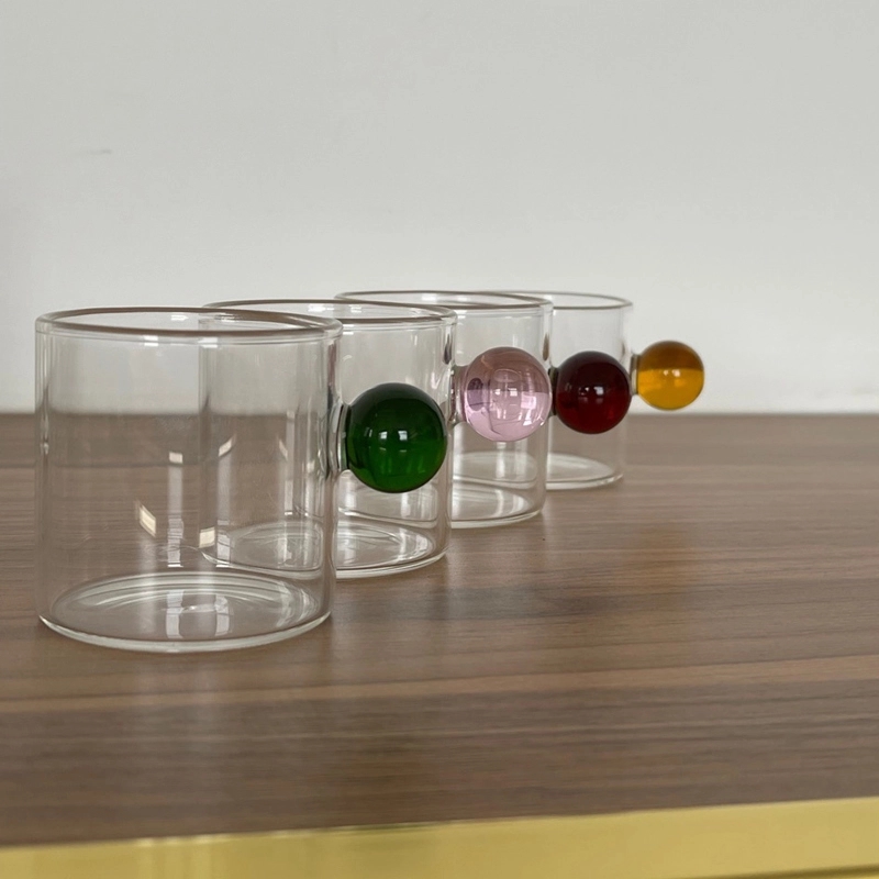 4 OZ/120ML Glass Tea Coffee Mug & Office Drink Gift Cup 2