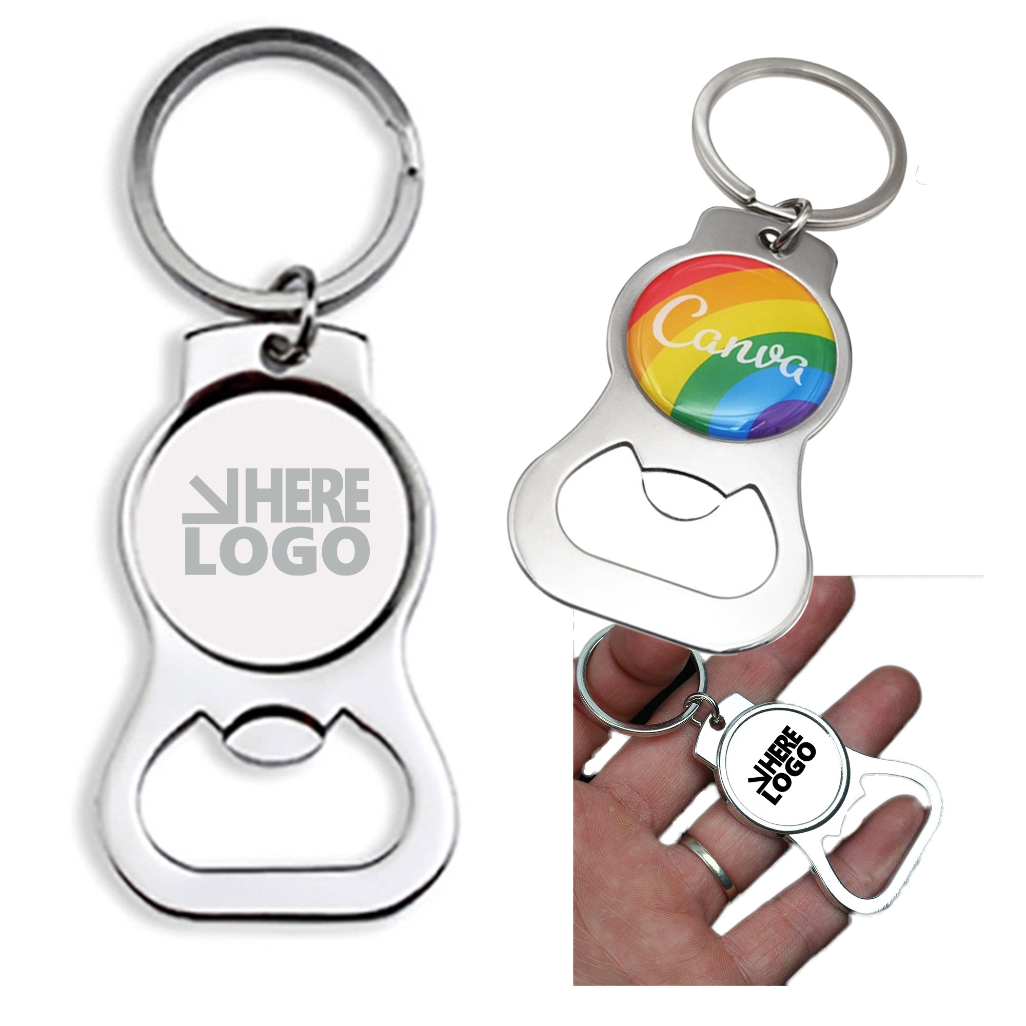 MOQ 50 Bottle Opener Key Chain Event Gift 1