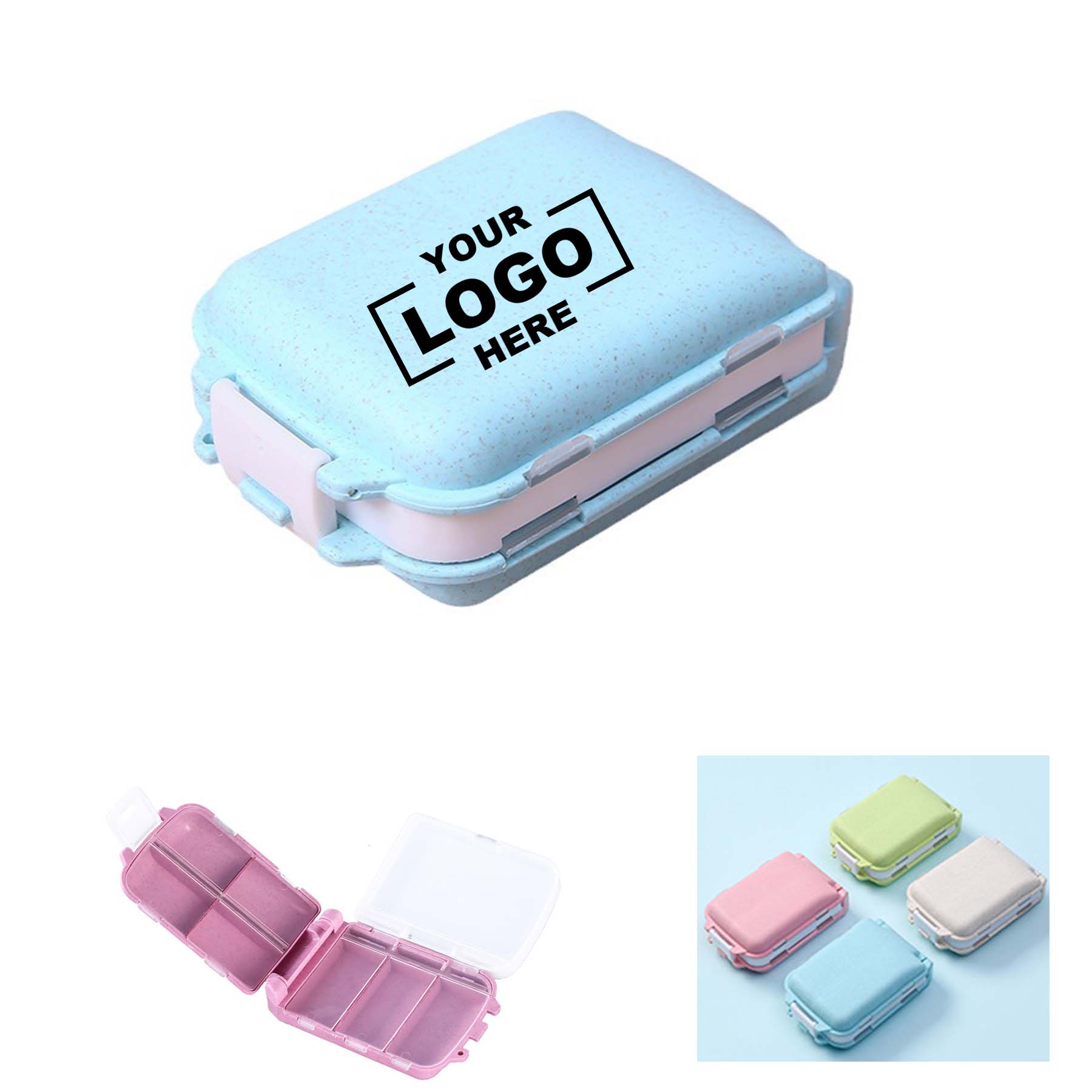 3-Tier Portable Plastic Pill Organizer 3