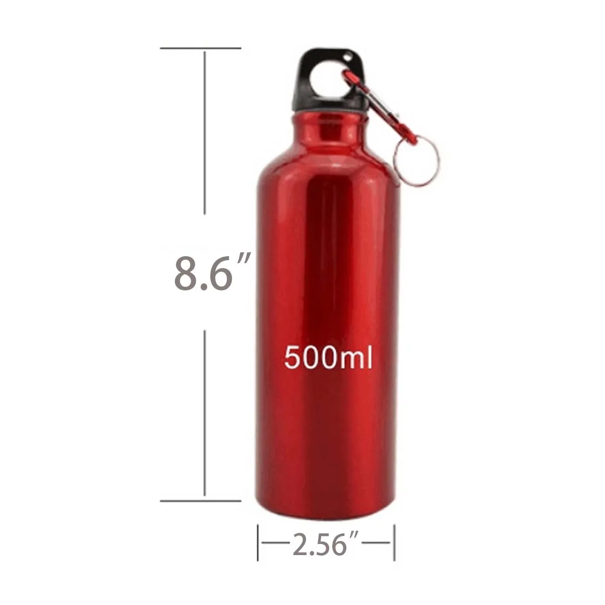 Reusable Lightweight Aluminum Leakproof Sports Water Bottle 6