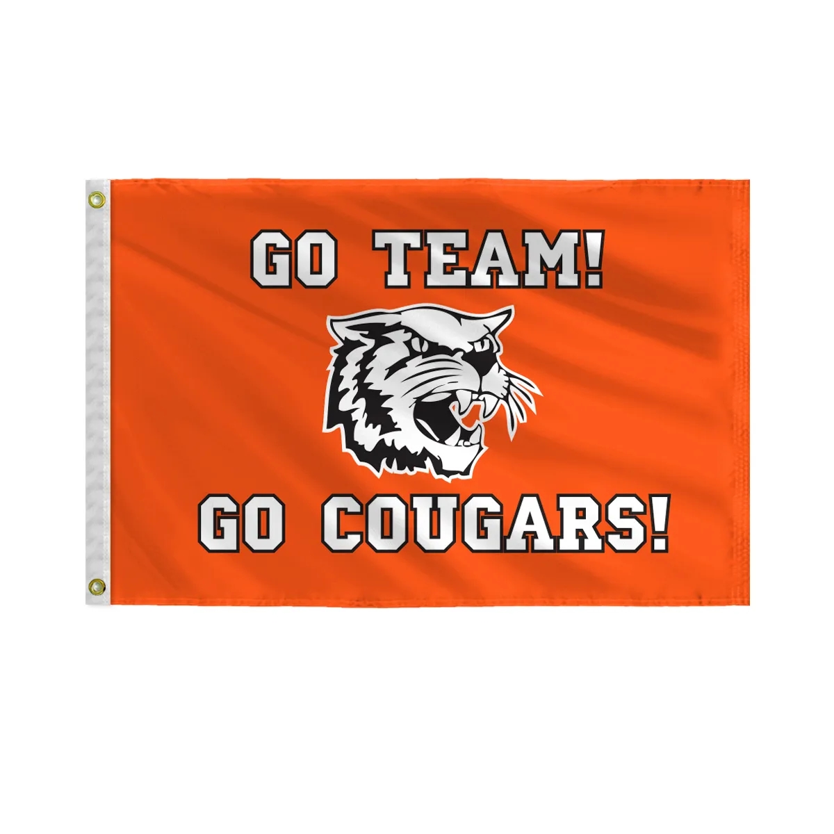 Cougar Mascot Flags 1