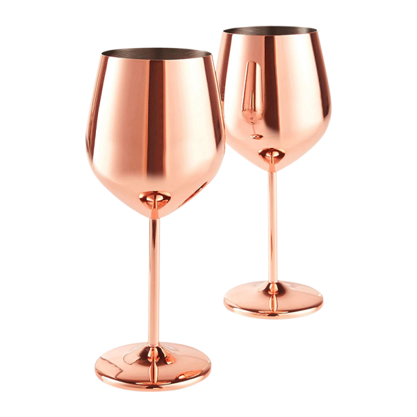 Stainless Steel Stemmed Wine Glass 8