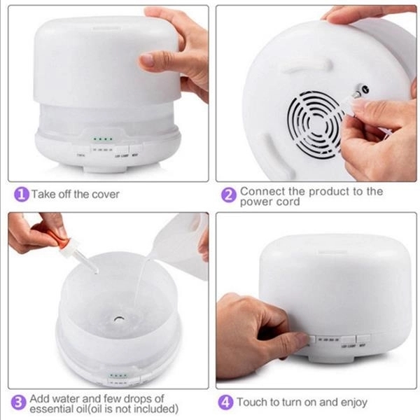 500ml Essential Oil Diffuser Ultrasonic Aromatherapy 2