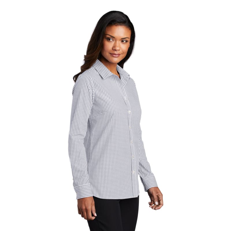 Port Authority Ladies Broadcloth Gingham Easy Care Shirt 11