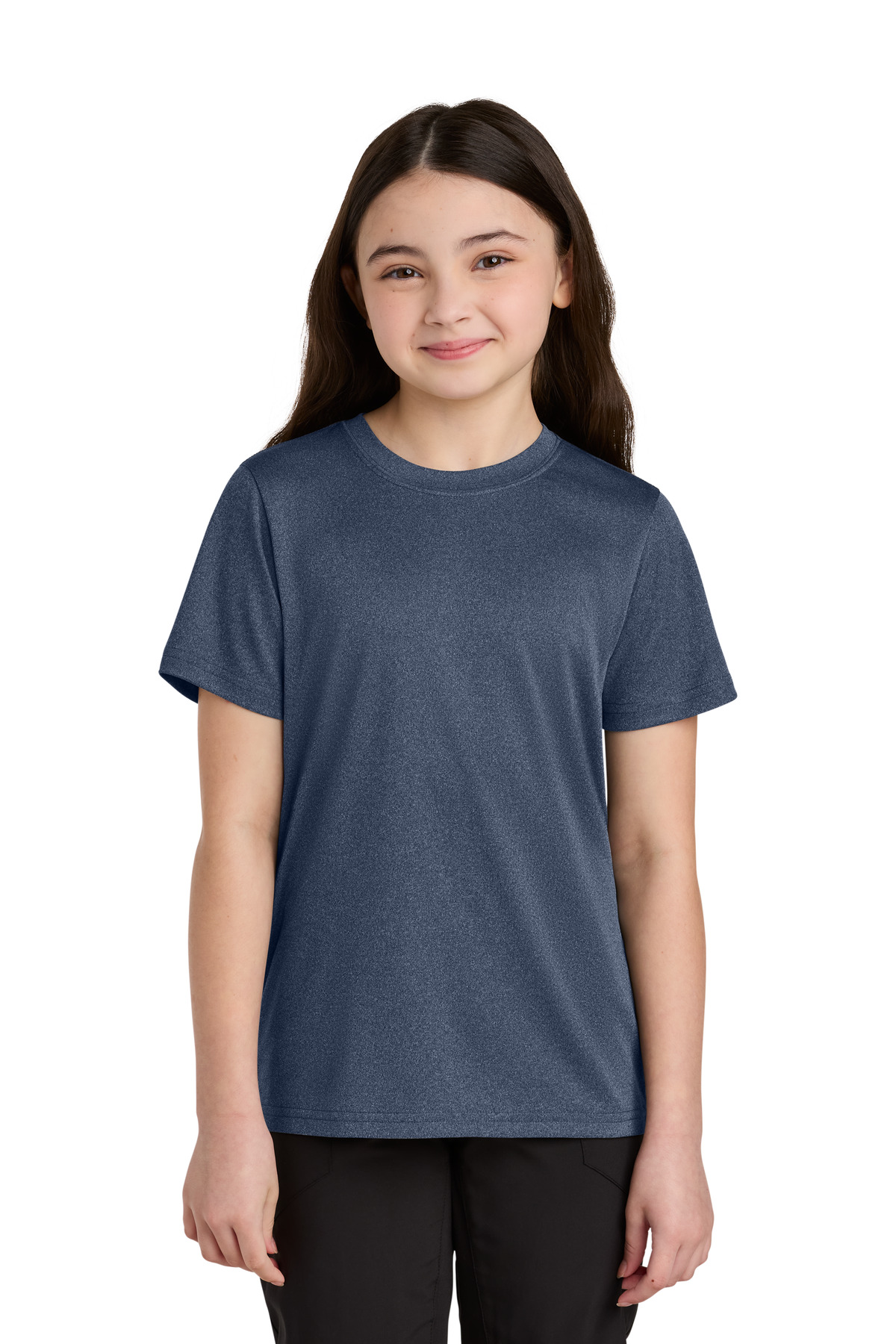 Port & Co Youth Heather Performance Tee PC390Y 36