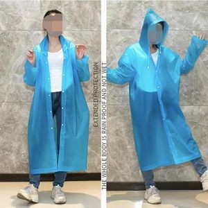 Adult Reusable EVA Raincoat With Snap Buttons 4