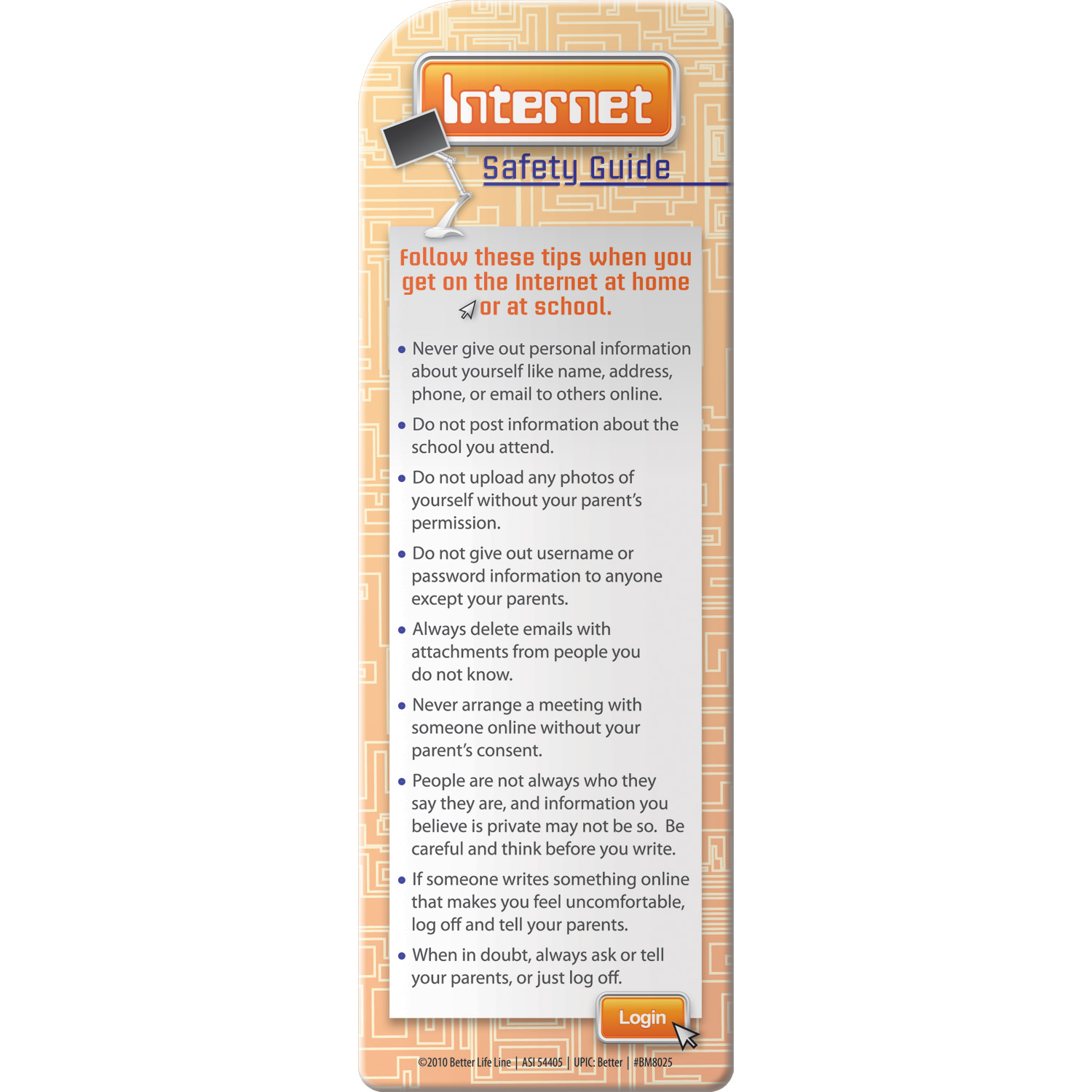 Bookmark - Internet Safety Guide 3