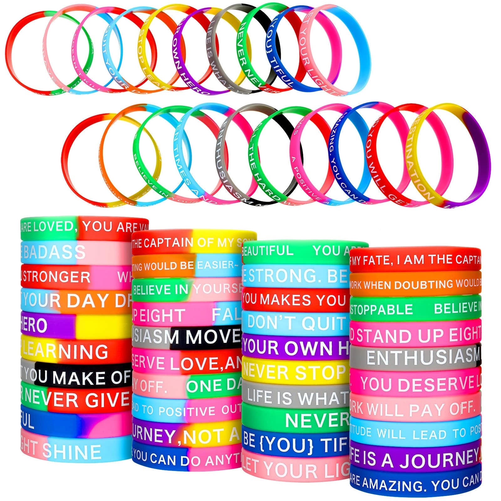 Debossed silicone bracelet 2