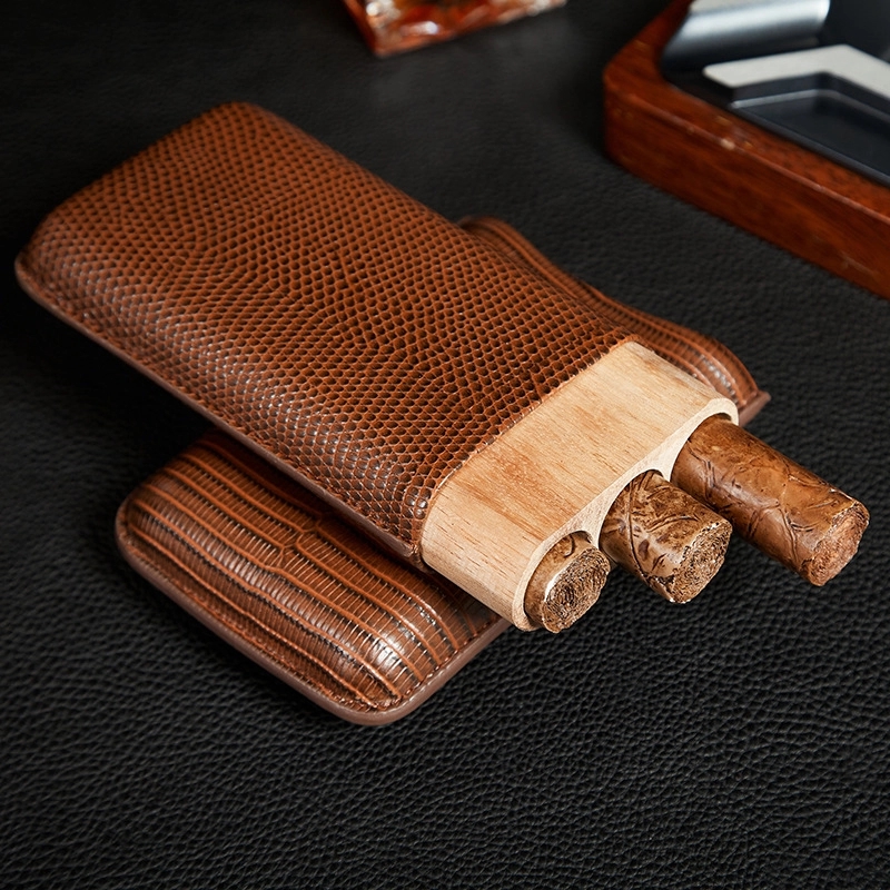Custom Leatherette Cigar Case Gifts For Men 3