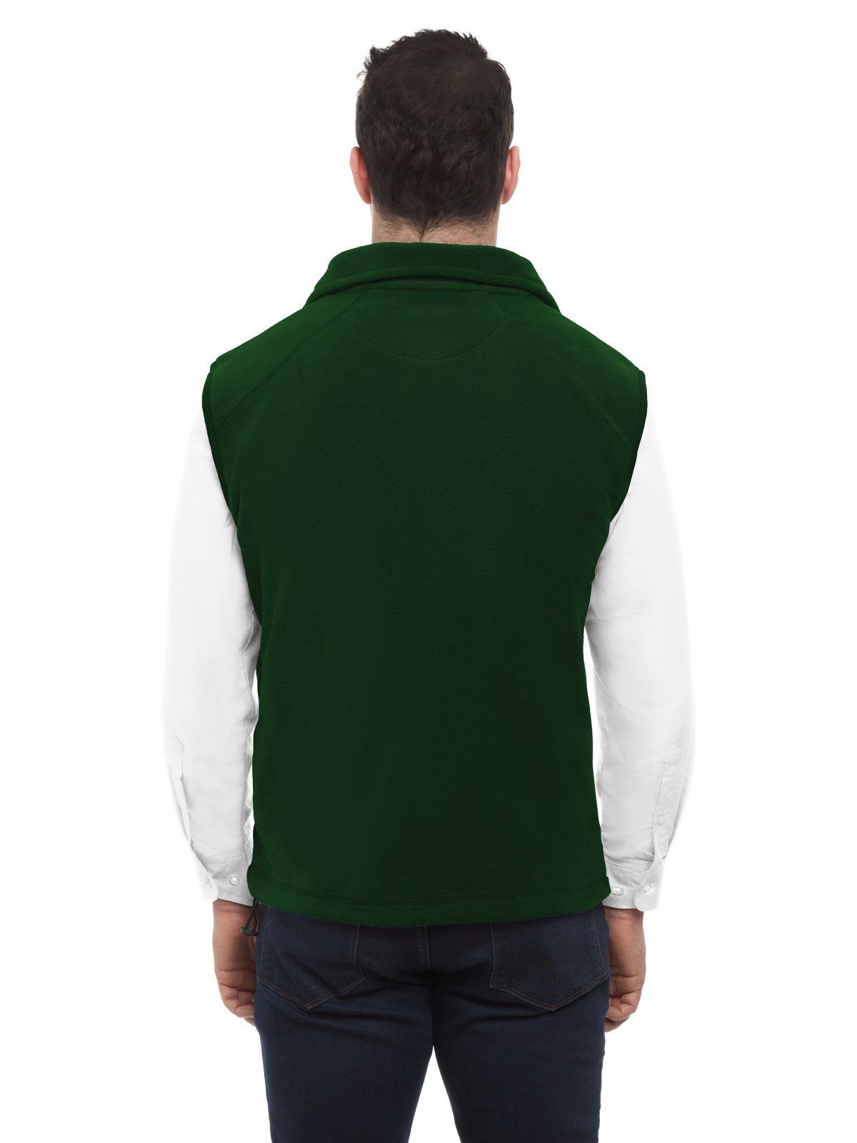 Blue Generation - Unisex 2-Pocket Micro Fleece Zip Front Vest 16