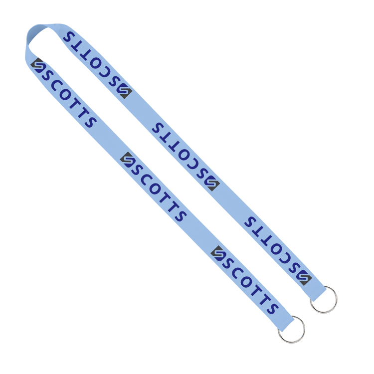 3/4" Sublimated Dual-Sided Lanyard with Double Clips 8