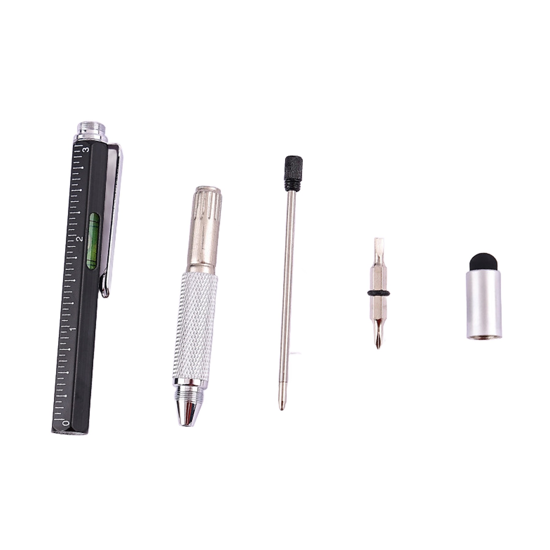 Multi-Tool Pen Levelling Scale Touch Screen Pen 2