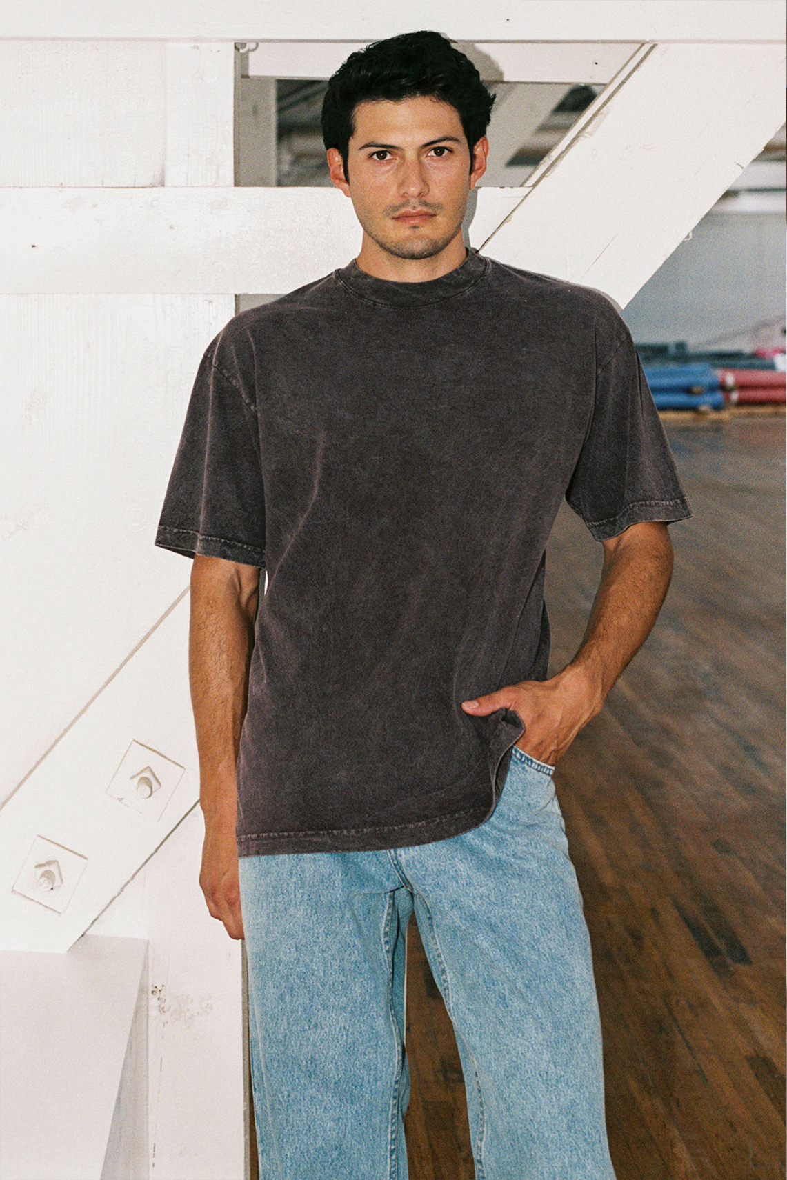6.5 OZ S/S GARMENT DYE T-SHIRT (MINERAL WASH) 17
