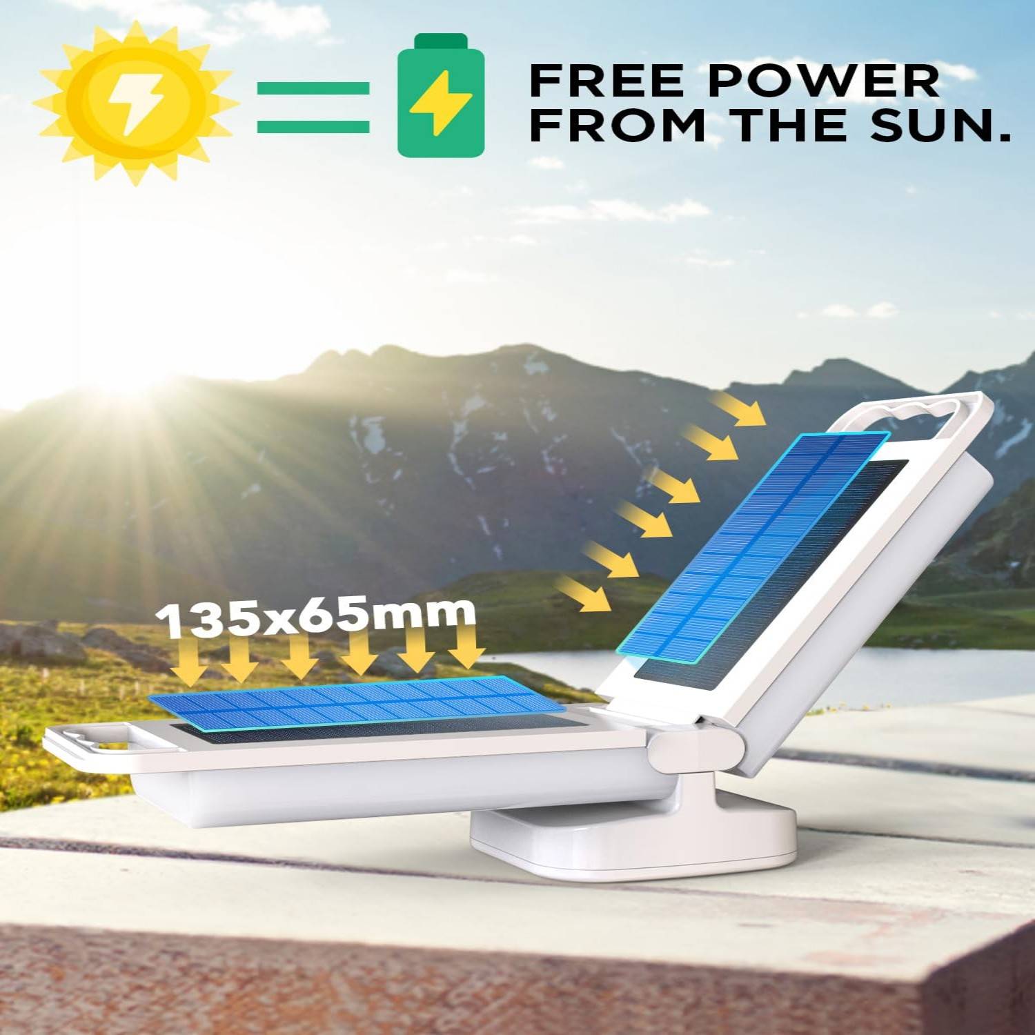 4400mAh Rechargeable Outdoor Solar LED Lantern 7