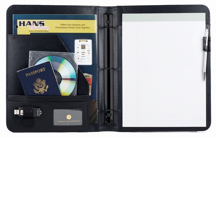 Deluxe Padfolio w/ 1/2" 3-Ring Binder 1