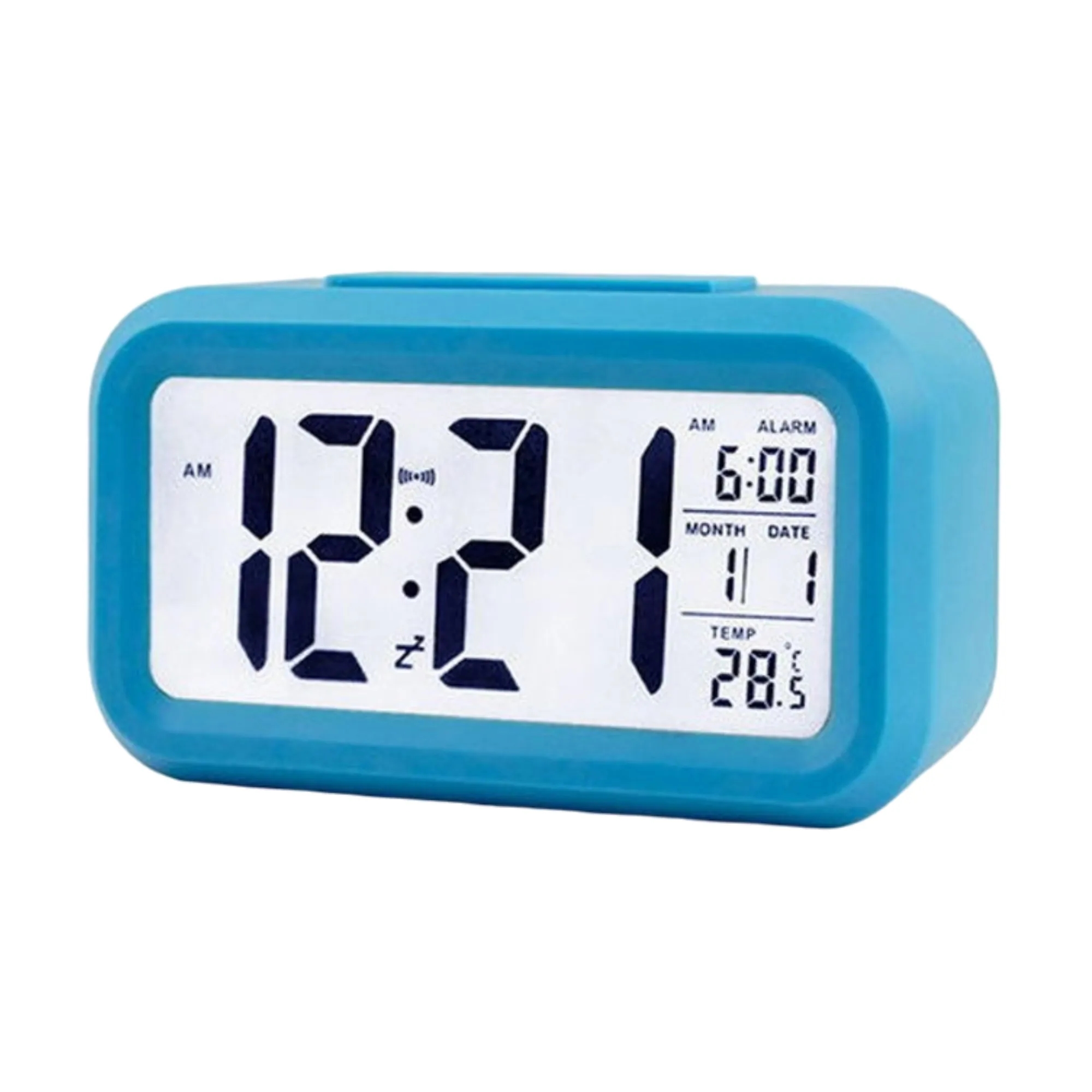 Multi - Color Alarm Clock, Date Temp, Bedroom Promo 2