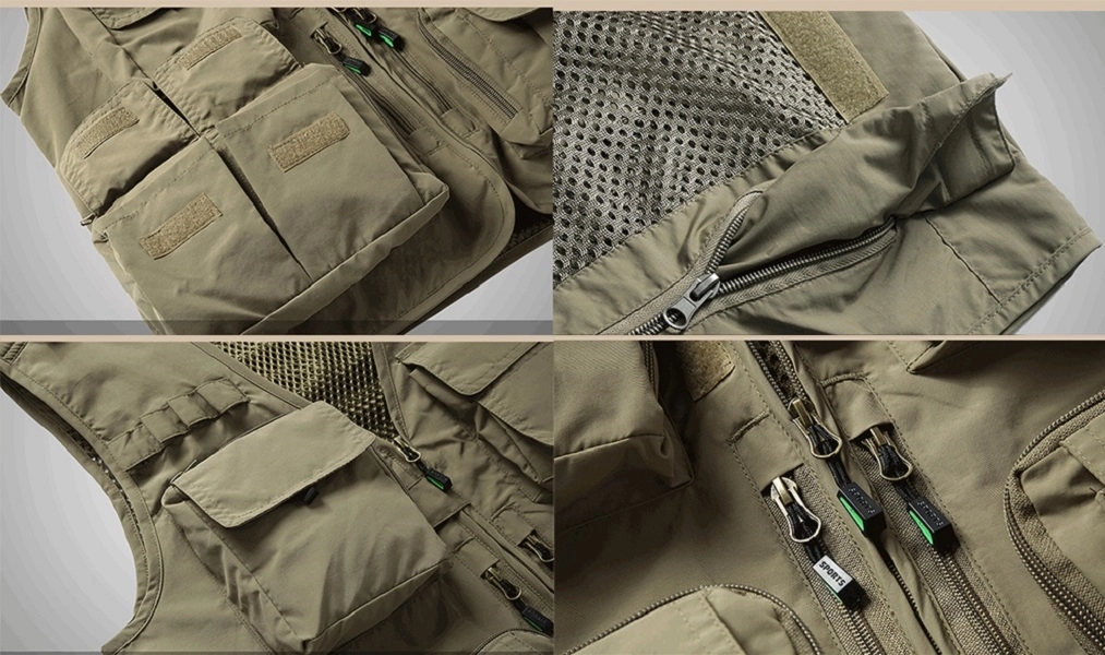 Casual Outdoor Work Safari Fishing Photo Vest 2