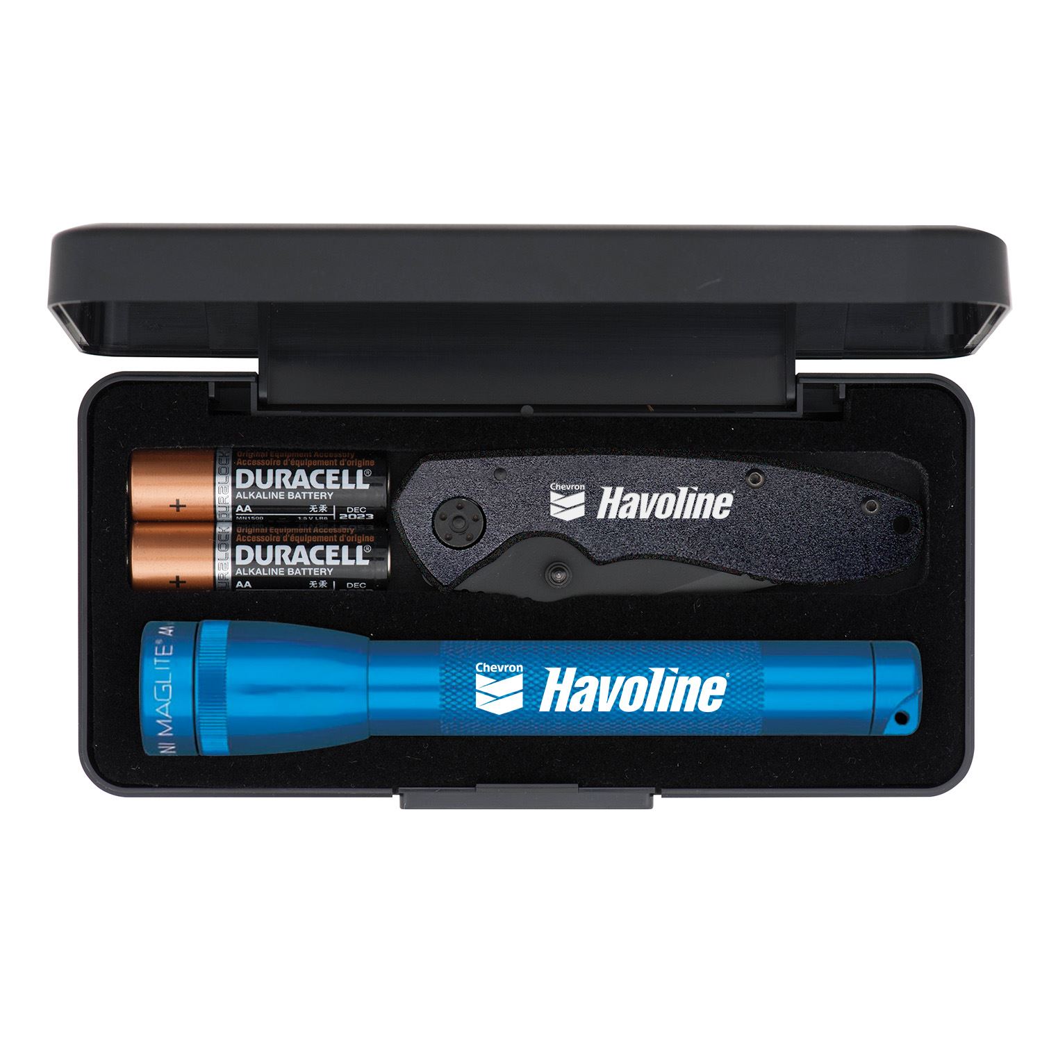 "AA" Mini Maglite® With Warhawk Pocket Knife 4