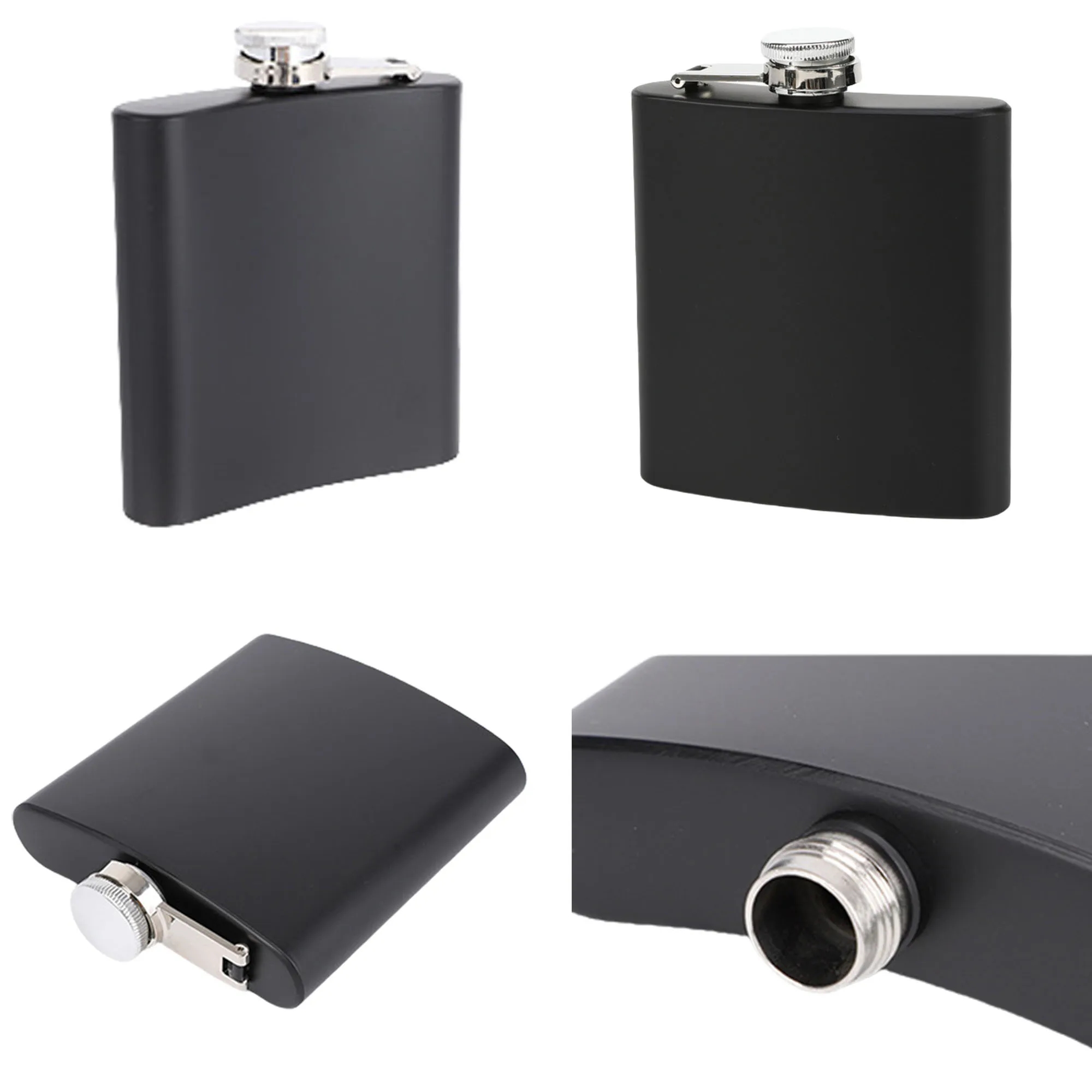 6oz Stainless Steel Flask, custom water bottle with logo imprint 11