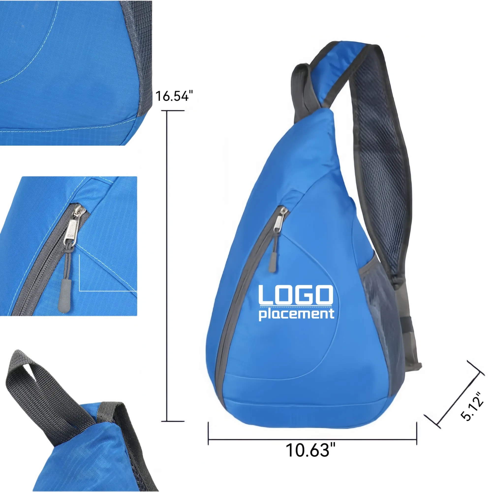 Foldable Chest Bag With Customizable Logo 2
