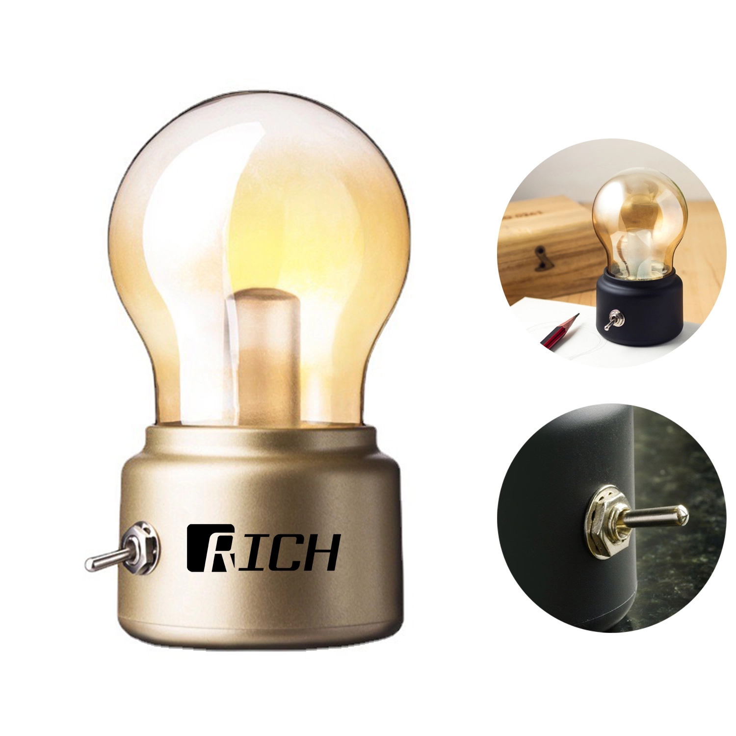 Retro Rechargeable Lamp 1