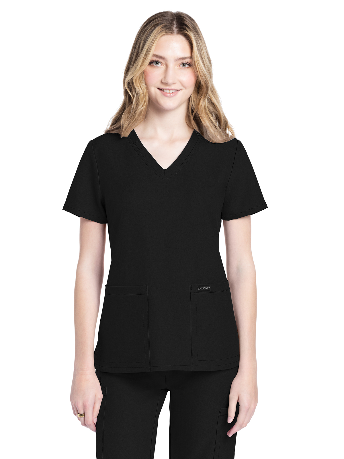 Cherokee - WW Originals Ultra - Women's 2-Pocket V-Neck Top 7
