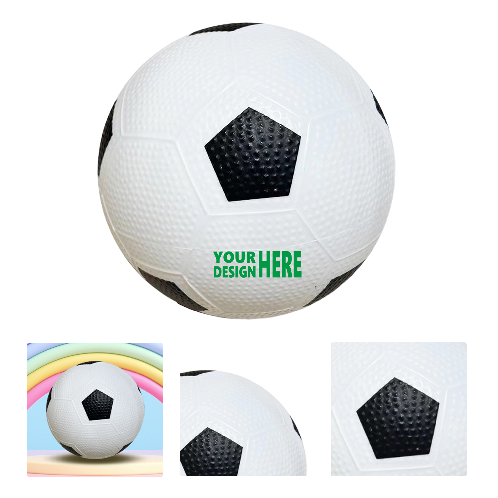 MOQ 50 Soft Inflatable Soccer Toy Ball for Kids Fun Play 2