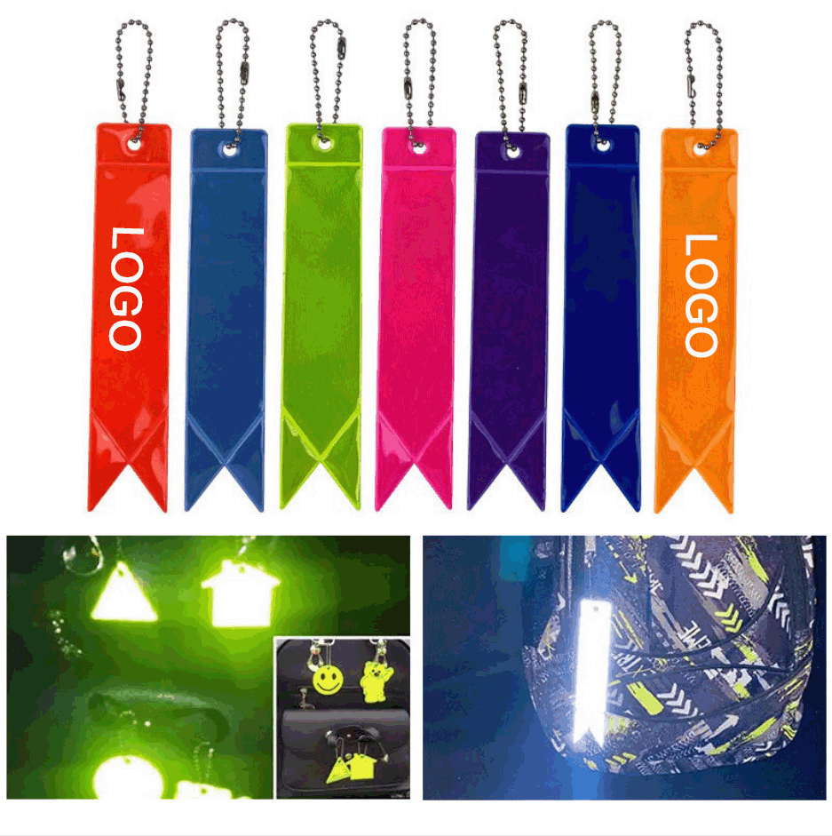 Safety Reflector/ Reflector Tag Pendant Reflective Safety Keychain 1