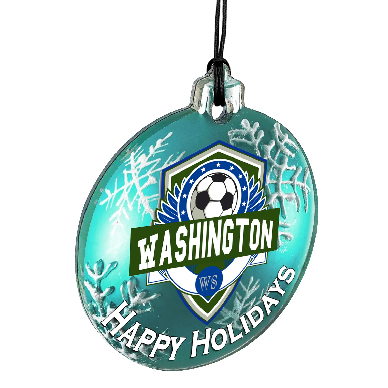 Full Color Acrylic Ornament Custom Shape 8
