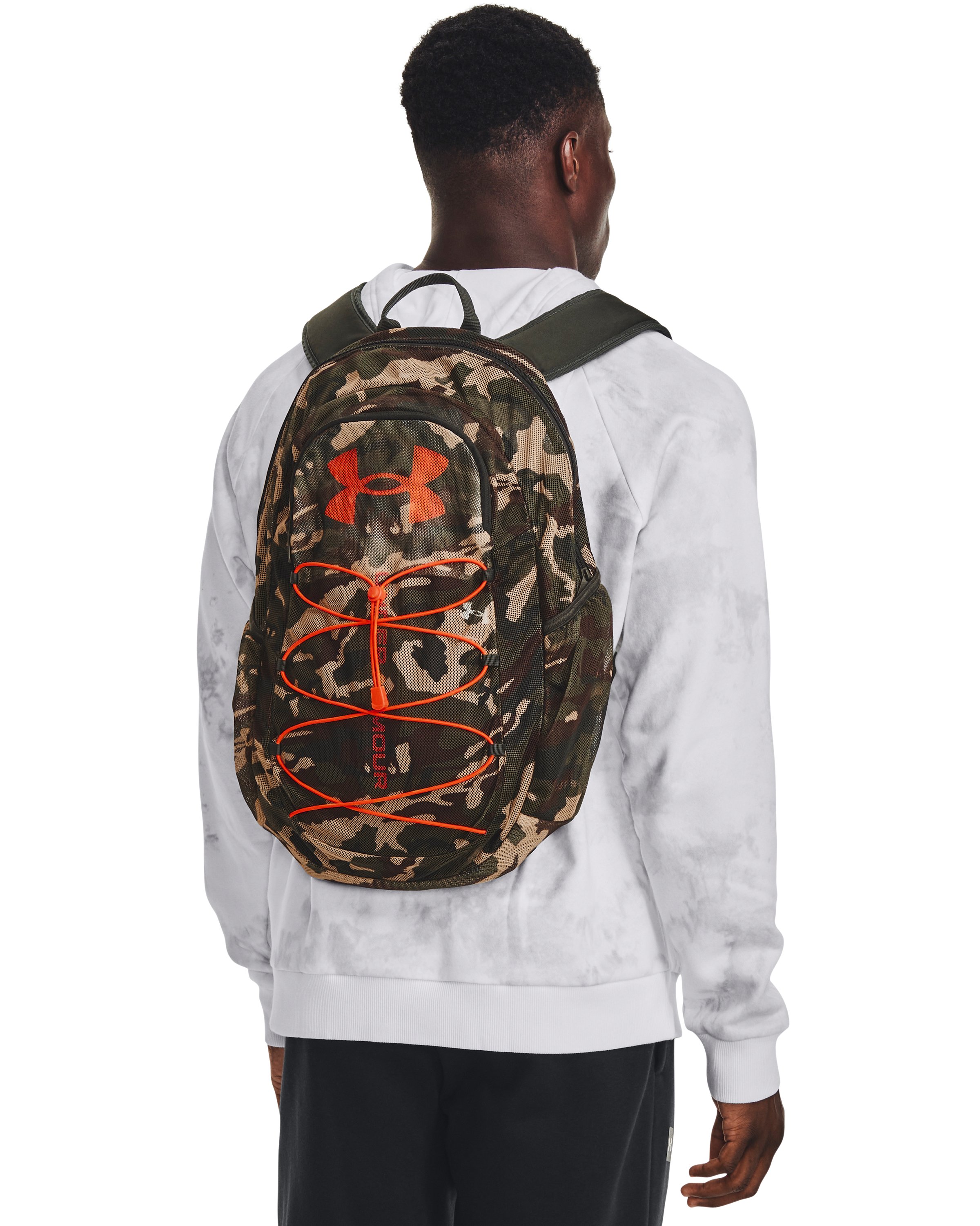UA Hustle Mesh Backpack 8