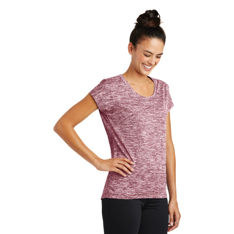 Sport-Tek Women's PosiCharge Electric Heather Sporty Tee. 47