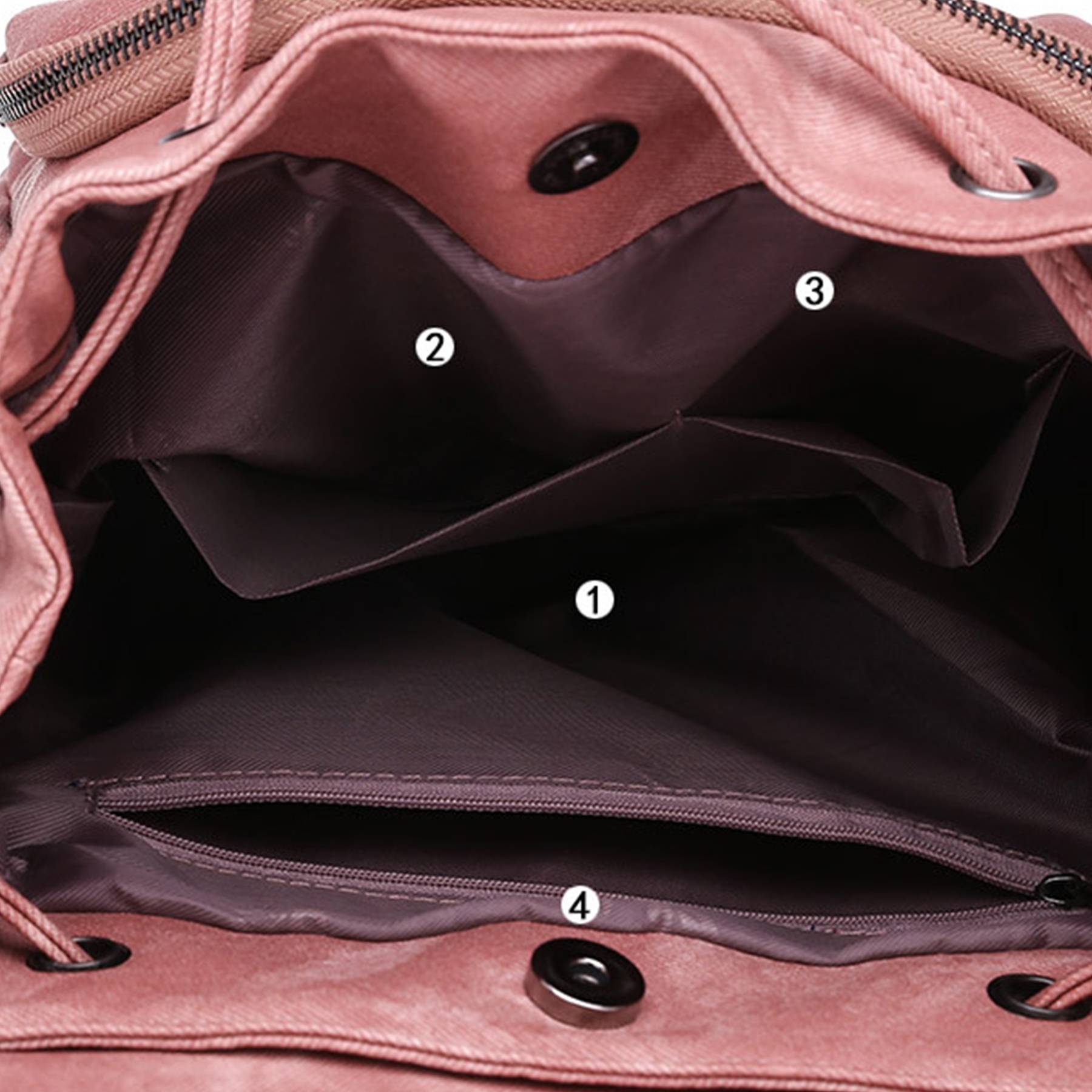 PU Leather Backpack Purse for Women 6