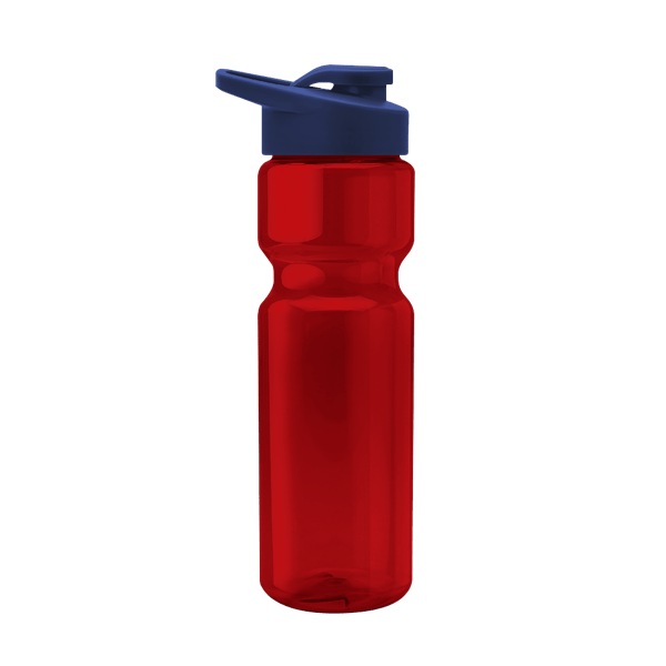 Blazer 28oz Transparent Bike Bottle w/Drink-thru Lid 457