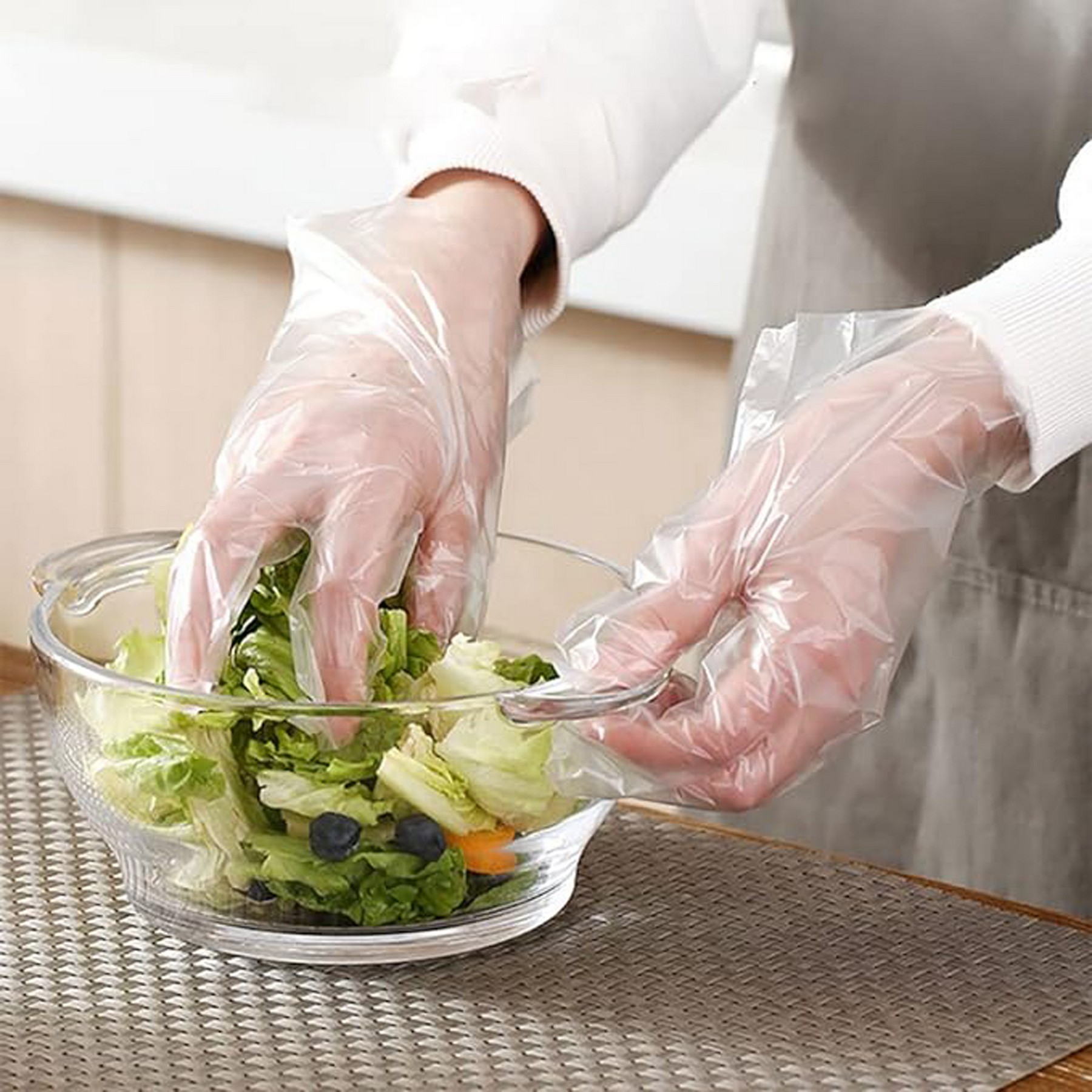 Disposable Pe Gloves Individual Pack 2