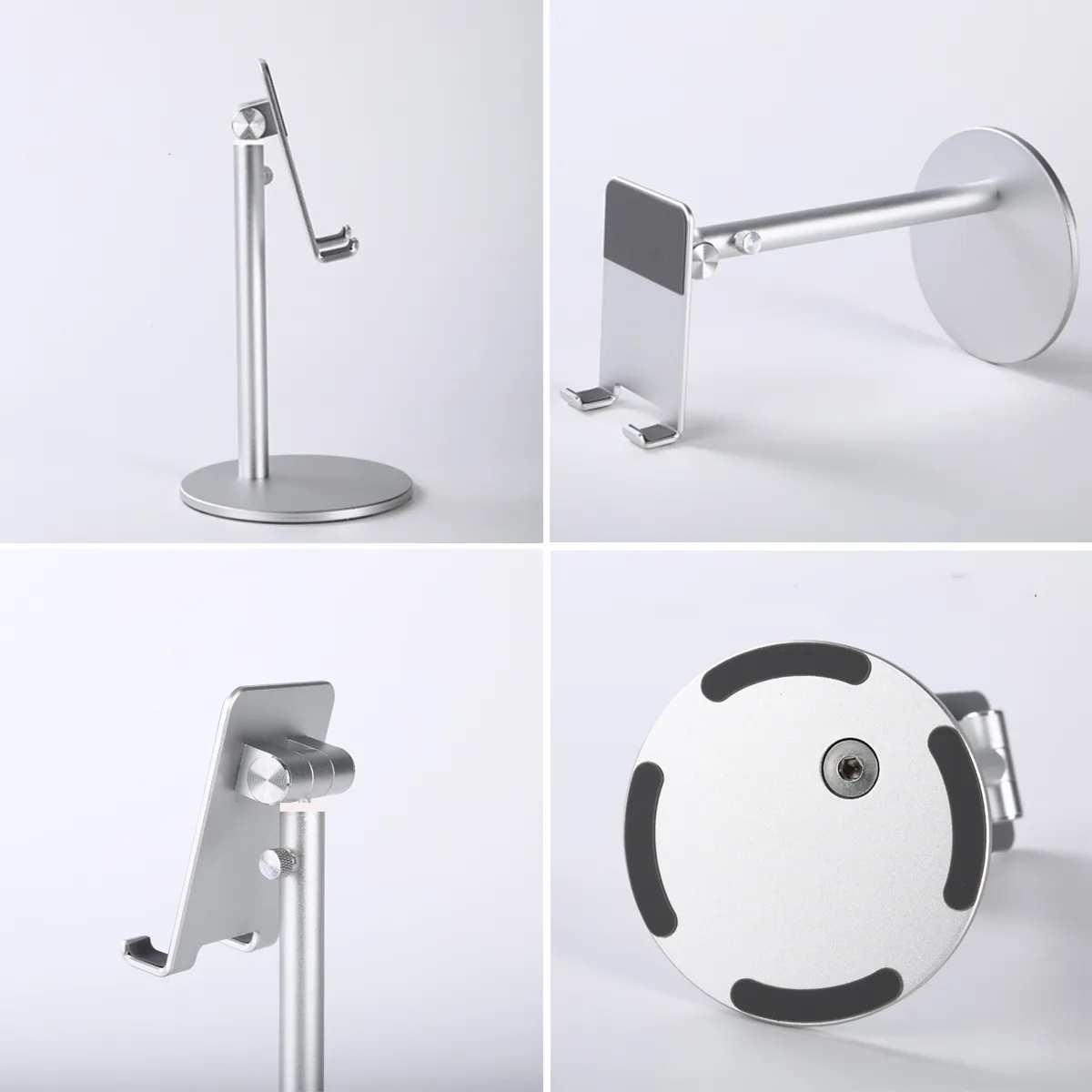 Height Adjustable Aluminum Desktop Cellphone Stand Holder 3