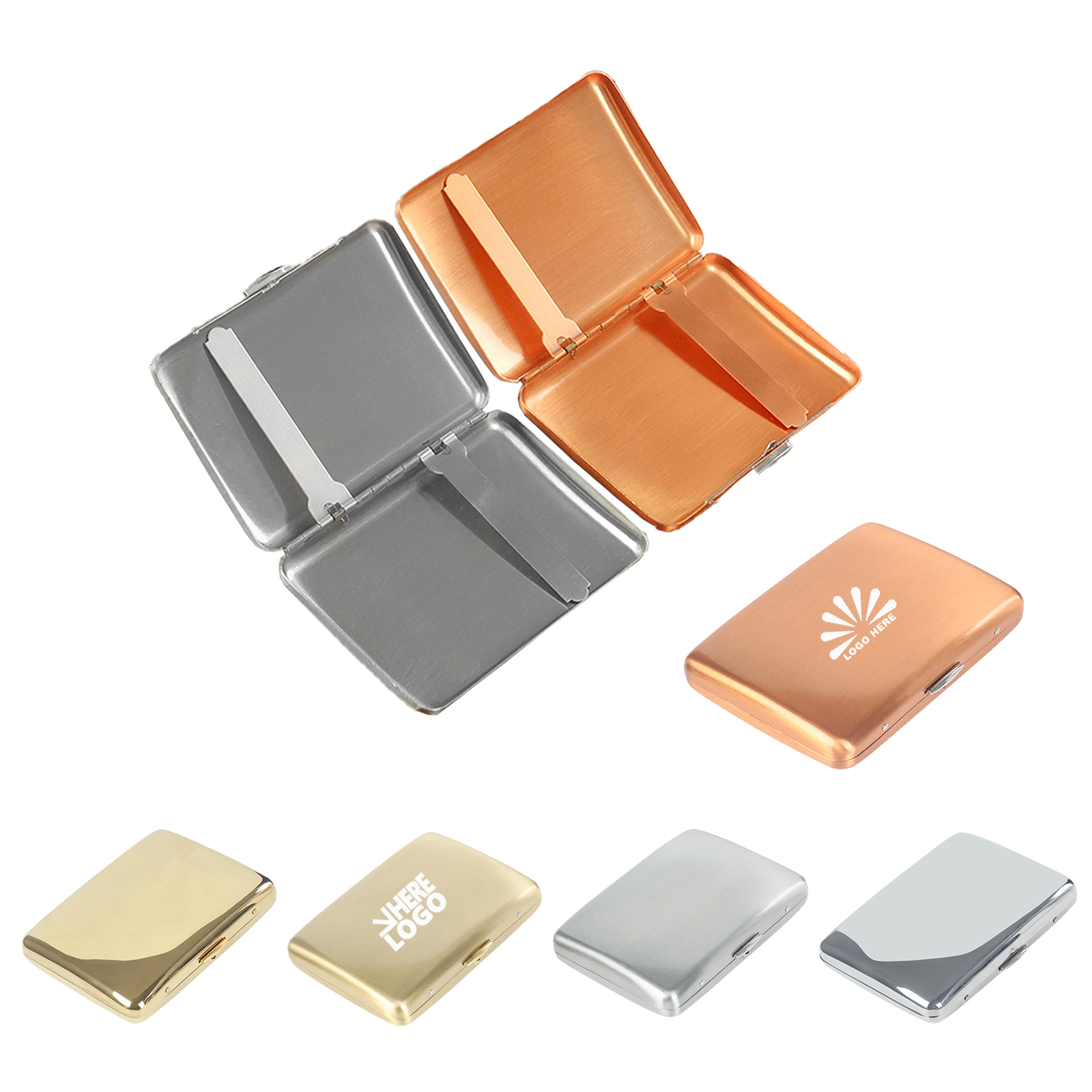 Portable Metal Moisture-proof Cigarette Case 1