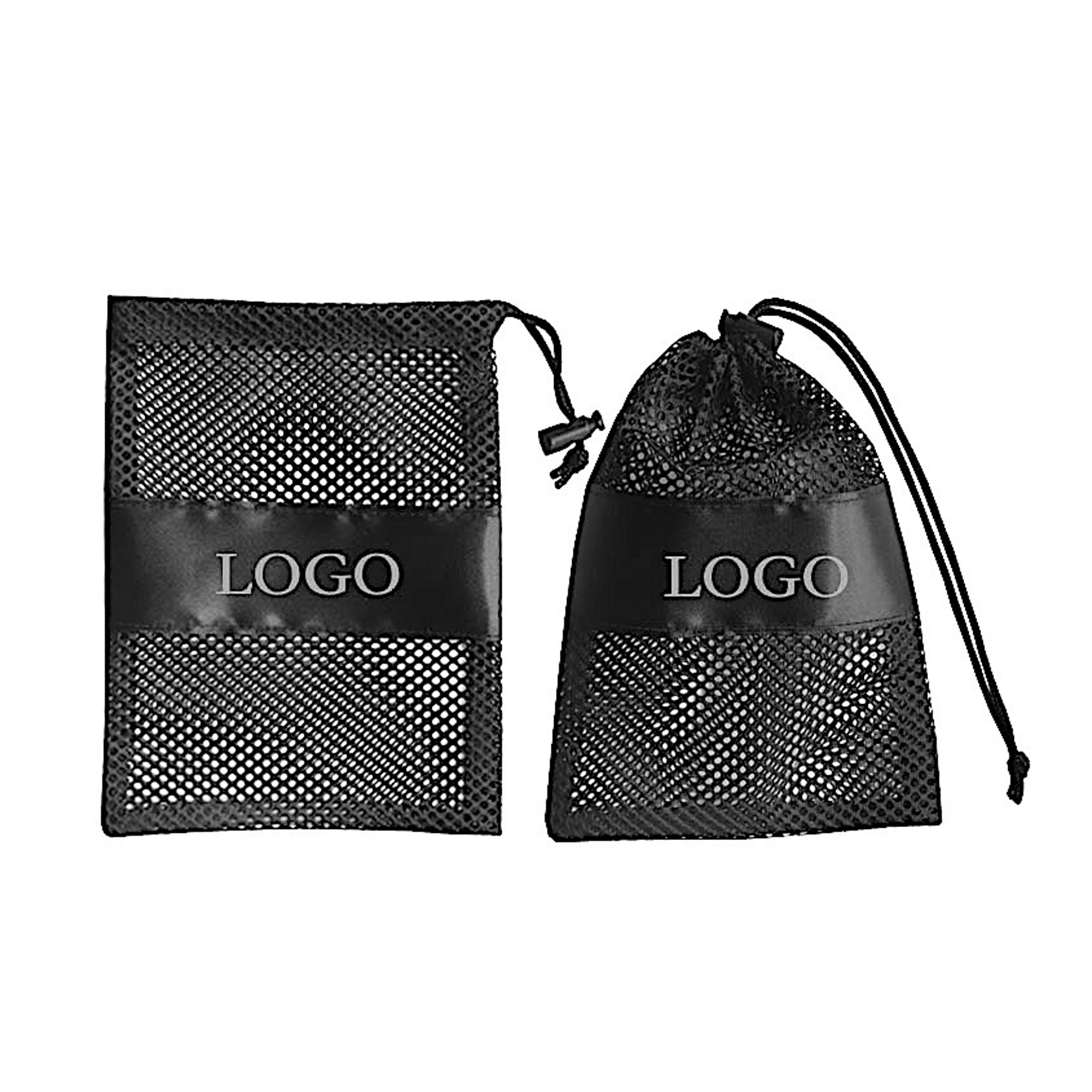 Mesh Drawstring Equipment Bag 6.3 x 9.8" 3
