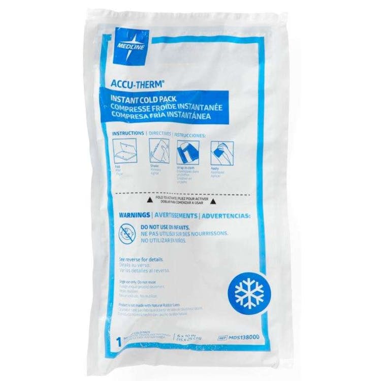 Accu-Therm Instant Cold Packs - 6" x 10" Heavy-Weight 1