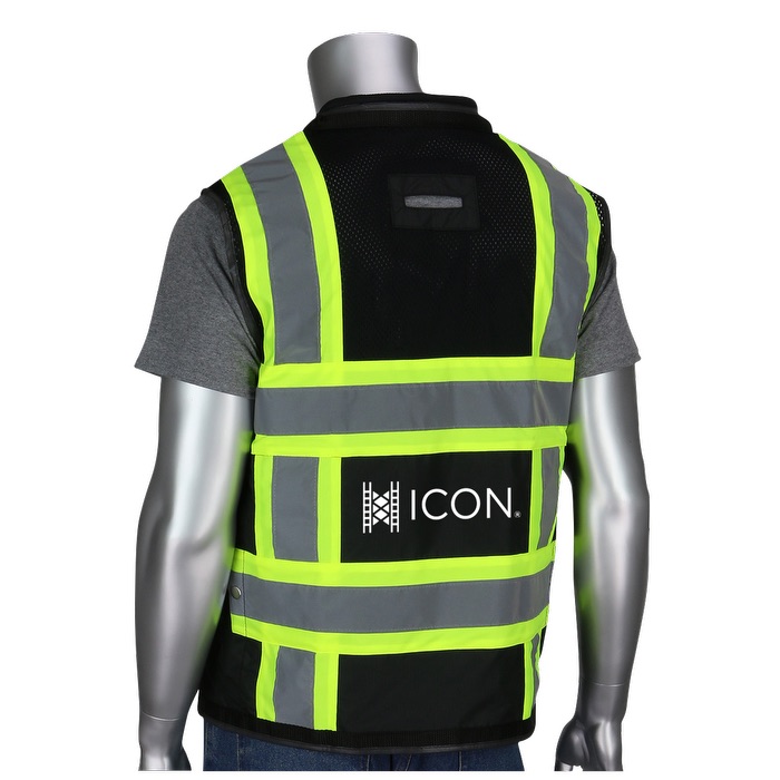 Black TT 11 Pocket Tech-Ready Mesh Surveyors Vest 7